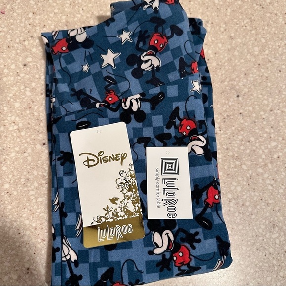 LulaRoe Disney Leggings, Tall & Curvy TC2 18-26, Soft & Comfy, Mickey Mouse NWT - Picture 3 of 14